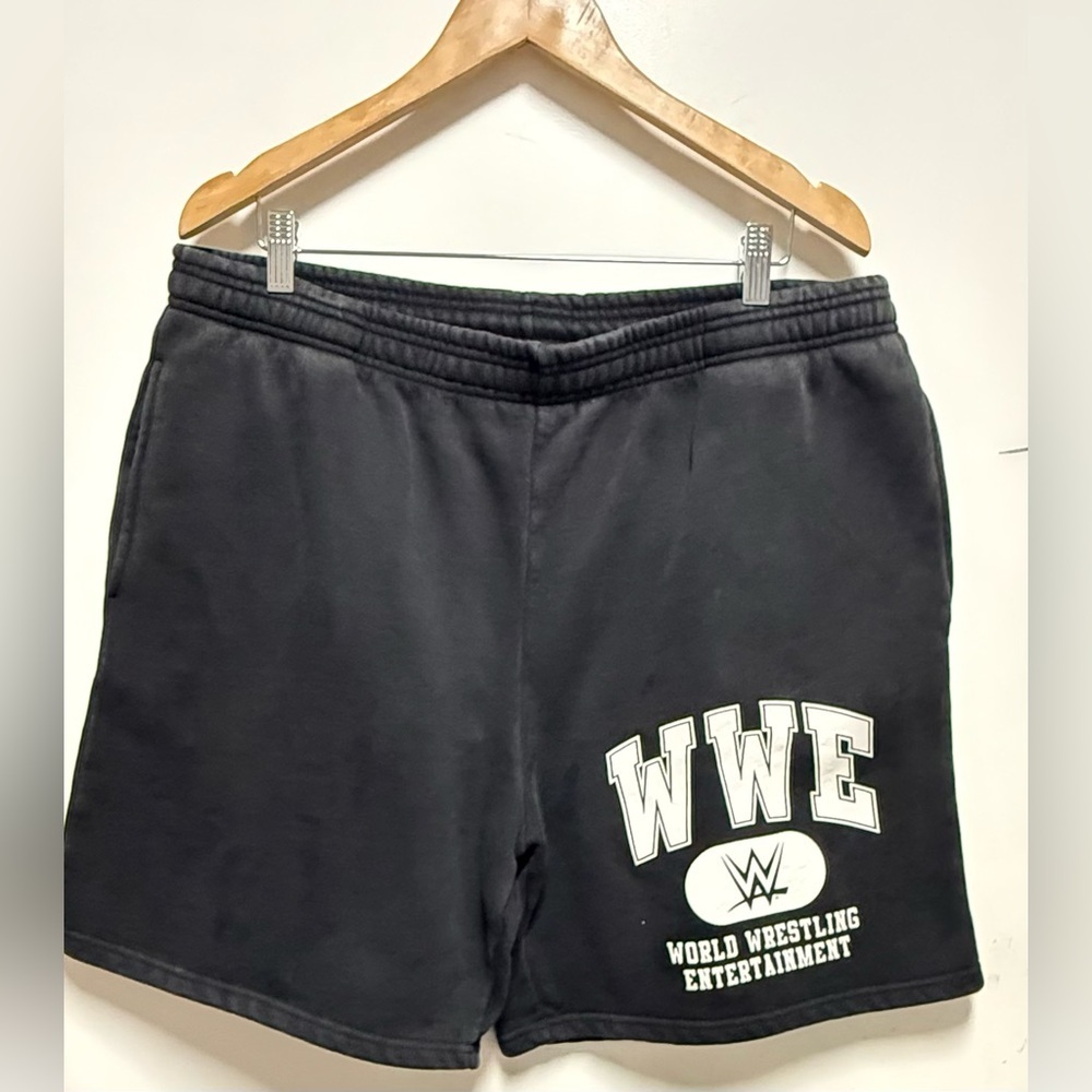 WWE Men's Black Athletic Shorts